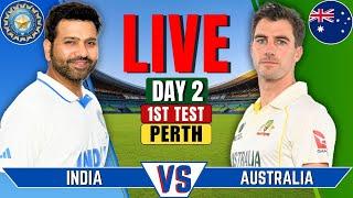 India vs Australia, 1st Test, Day 2 | IND vs AUS Live Match | Live Cricket Match Today | Session 3