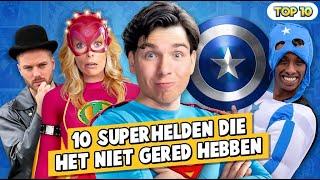 10 SUPERHELDEN DIE HET NIET GERED HEBBEN!