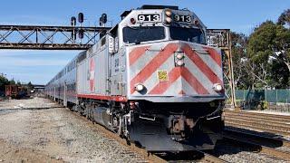 CalTrain F40PH Locomotive Farewell