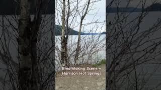 Breathtaking Scenery, Harrison Hot Springs️ #viralvideo #harrisonhotsprings #scenery #bffforever