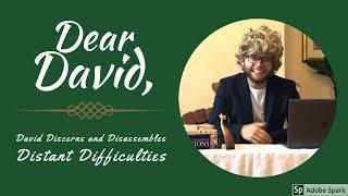 Davids Corner - Dear David: Episode 2