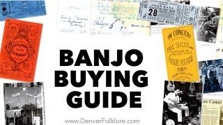 Banjo 101: Buyer's Guide