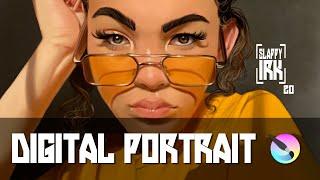 Digital Portrait - Time Lapse (Krita)