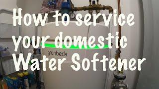 How to service your domestic water softener