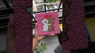 easy tissue pepar art || texture Art️️ #shorts #art