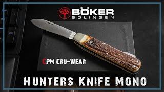 Böker Hunters Knife Mono CPM | Taschenmesser Made in Germany | [4K]