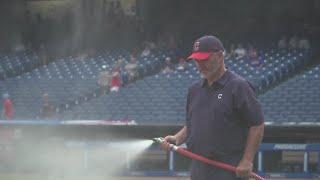 Behind the scenes with Cleveland Guardians head groundskeeper Brandon Koehnke