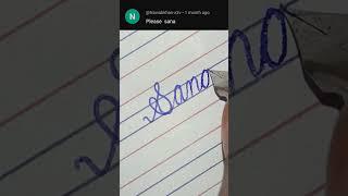 How to write the alphabet AtoZ in cursive writing.Handwriting practice #cursivehandwriting our name