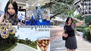 philippines travel VLOG  lots of food, ayala/sm mall, etc.