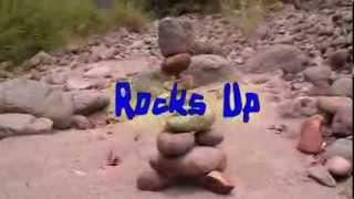 Rocks Up, stone balancing sculptures,  Make up