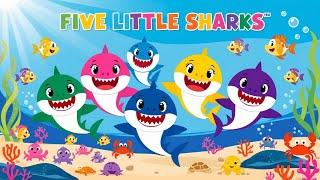 " Five Little Sharks  - Catchy Kids Nursery Rhyme for Endless Fun!"