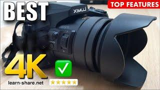 Best 4K Camera Under 500 Dollars - Panasonic Lumix FZ300 Bridge Camera (TOP Features)