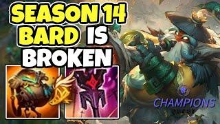 Challenger BARD shows how Strong he is in Season 14 - Champions Queue | Bard support |