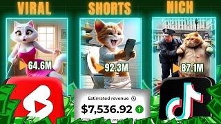 Make Viral Cat SHORTS with AI for FREE! (Easy Tutorial)