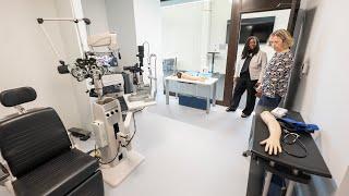 Tour the new University of Missouri St. Louis College of Optometry classroom and skill room space