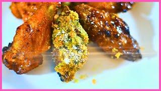 EASY Air Fried PARTY WINGS | 4 Different FLAVORS |HOMEMADE RANCH DRESSING RECIPE |Family Meal Prep