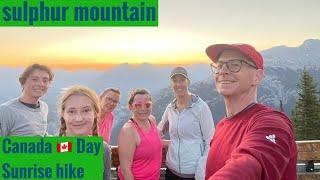 SULPHUR MOUNTAIN SUNRISE HIKE // BANFF, ALBERTA