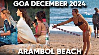 Arambol Beach - 2024 | Goa Vlog | Market, Shacks | Goa 2024 | Russian Beach | Christmas | Vlog