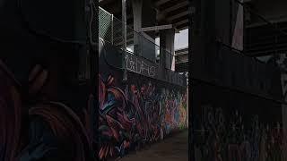 urban walk, freeway overpass Greenslopes, 2.30 pm