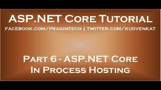 ASP NET Core in process hosting