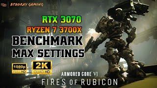 Armored Core VI Fires Of Rubicon | RTX 3070 | 3700x | Max Settings RT On/Off |1080p & 1440p .