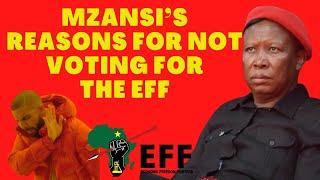 Reasons: Mzansi loves the EFF but won't vote for it.