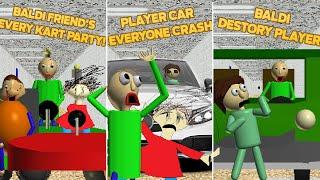 3 Mods Vehicle | Baldi's But You're Driving CAR [Baldi's Basics Mod]