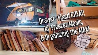 MID-TRAVEL DRAWER DISASTER -FIXED, RV ORGANIZATION, RV MEAL PLAN