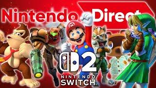 Every New Game to Expect at the Nintendo Switch 2 Direct!