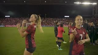 Julia Grosso & Jordyn Huitema (Canadian soccer players) | Dancing️ #football