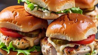 Spicy Chicken Sliders  | Burgers Without Oven | Homemade Is The Best