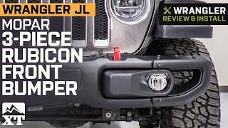 Jeep Wrangler JL Mopar 3-Piece Rubicon Front Bumper Review & Install