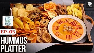 Hummus Platter Recipe | Homemade Protein Packed Hummus Bi Tahini | Easy Comfort Food Ep5 | Varun