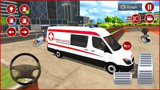 Direksiyonlu Ambulans oyunu 3D #119 American Ambulance Simulator Ambulans oyunları Android Gameplay