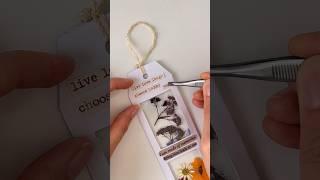 bookmark with dried flowers #diy#ideas#dried#flowers#bookmark#craft#shorts