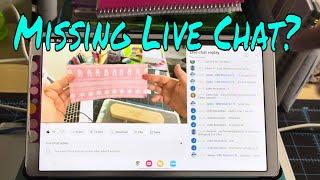 How To View The Live Chat While Watching A Replay