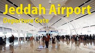 【Airport Tour】2024 Saudi Arabia Jeddah King Abdulaziz International Airport T1 Departure Gate Area