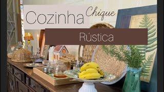 IDEIAS DE DECORAÇÃO COZINHA RÚSTICA E CLÁSSICA