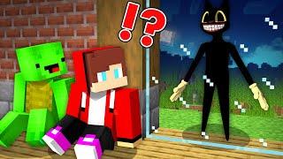 Why Cartoon Cat Want to KILL JJ and Mikey Outside The Window at night in Minecraft Maizen