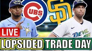 LOPSIDED TRADE DAY: Padres OVERPAY For Jason Adam & Cubs STEAL Isaac Paredes. That & Rumors