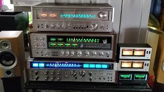 3 big monster receiver 1973 akai/ sansui/ fisher vintage audio crazy eugene