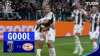 ¡QUÉ GOLAZO! El primero de Champions | Juventus 1-0 PSV Eindhoven | UEFA Champions League 2024 |TUDN