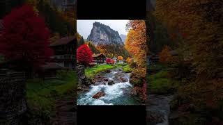 Cozy Autumn Morning In Lauterbrunnen, Switzerland/Slow Living