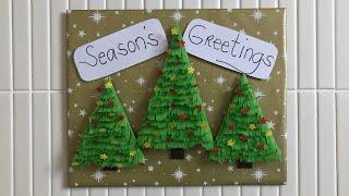 HOW TO MAKE THIS EASY CHRISTMAS DECORATION IDEA | PAPER CRAFT