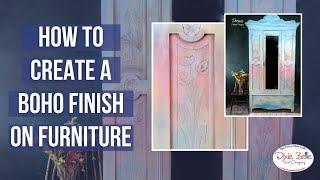 How to Create a Boho Finish on Furniture with Dixie Belle Paint