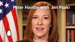 Peter Hamby Interviews Jen Psaki - Part 1 | Good Luck America | Snap Originals