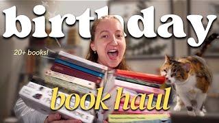 birthday book haul!  20+ books