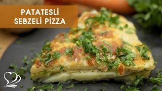 Pratik PATATESLİ SEBZELİ PİZZA Tarifi