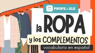 🩳⌚ Vocabulario de la ropa en español | ProfedeELE.es