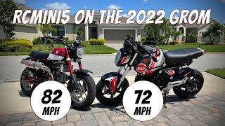 aRacer RCMini5 for the 2022 Install + Grom & Monkey Top Speed Run!